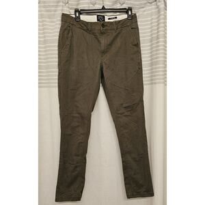 Ben Sherman Men's The Original Slim Fit Gray Size 33W x 30L Pants